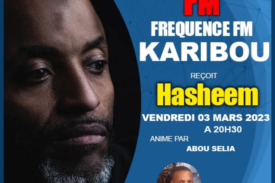 Hasheem dans l'émission Karibou