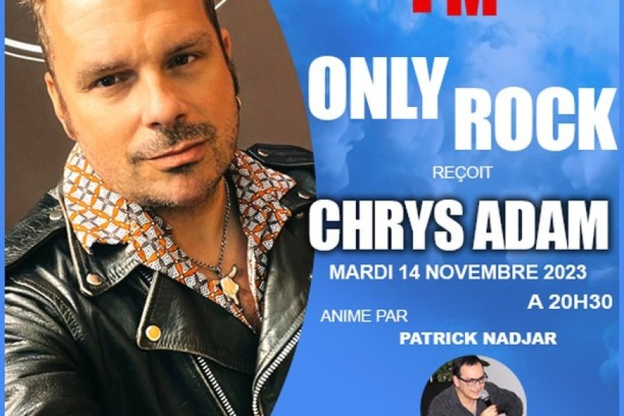 Chrys Adam dans l'émission Only Rock