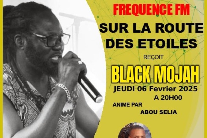 Black Mojah dans l'émission "Sur la route des étoiles "